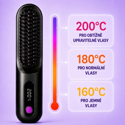 ASENCE® Bezdrátový styler pro všechny typy vlasů