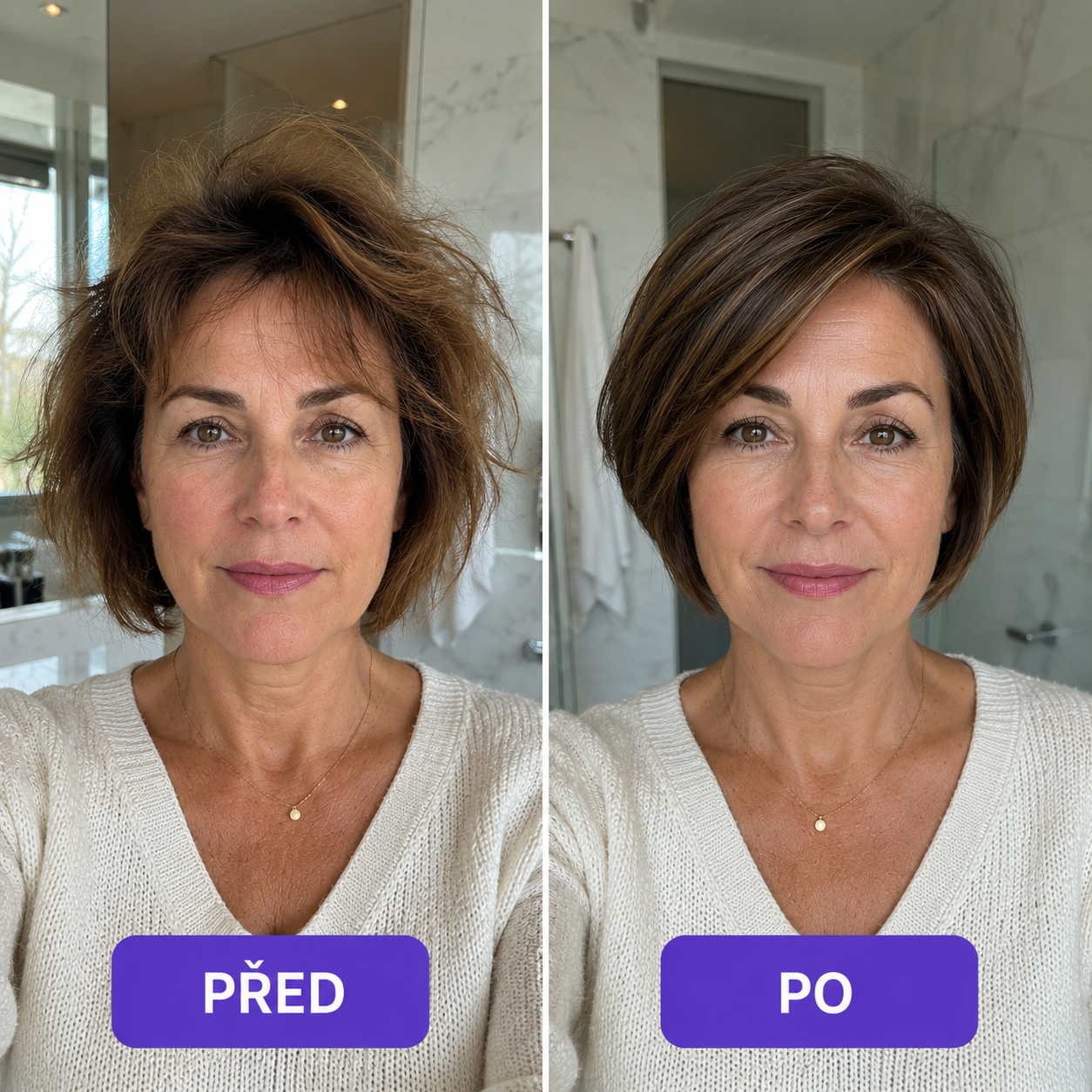 ASENCE® Bezdrátový styler pro všechny typy vlasů